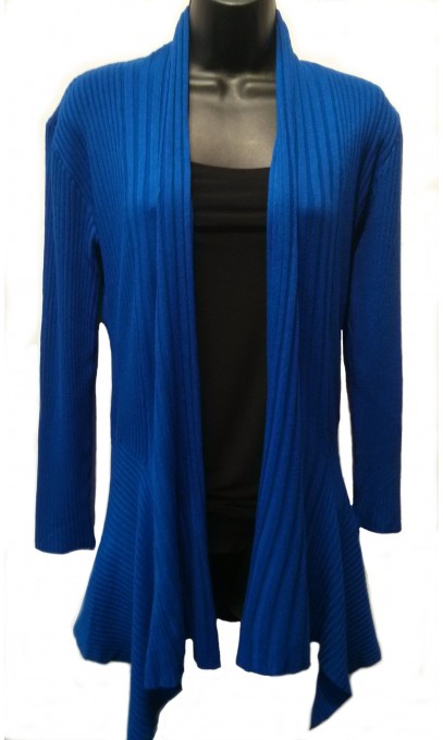 Veste longue bleu Royal Casa Donna