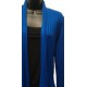 Long Royal Blue vest Casa Donna