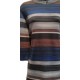 Chandail ligné teinte de bleu Collection Judy Logan