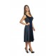 Robe Combo Panneaux imprimer pois
