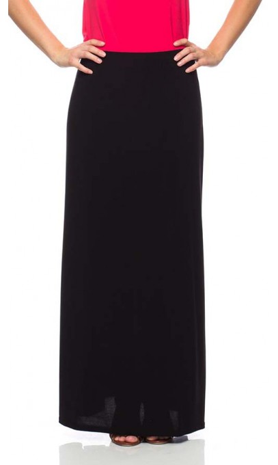  plain black maxi skirt Modes Gitane Fashions