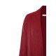 Cardigan Rouge en Viscose