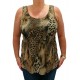 Camisole Mode Gitane imprimé de léopard