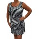 Robe Funky Mode vin Rouge