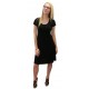 Superb black united Paris cocktail dress Modes Gitane