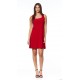 Robe soleil col carré Rouge Mode Gitane