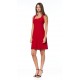 Robe soleil col carré Rouge Mode Gitane