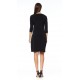Robe Cache Cœur Noir