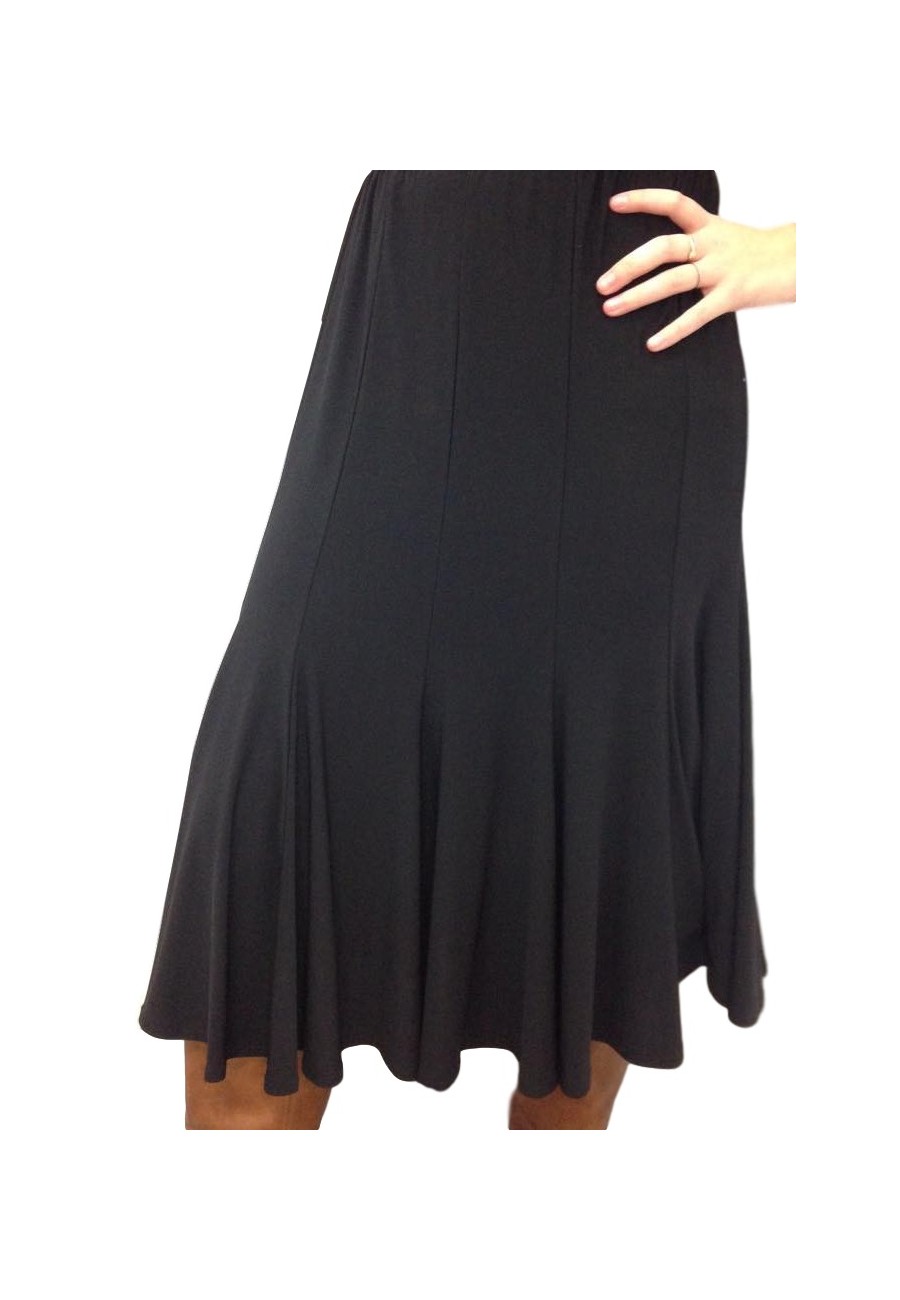 Skirt Plain Black Crystal Fashions Modes - Boutique Isla Mona
