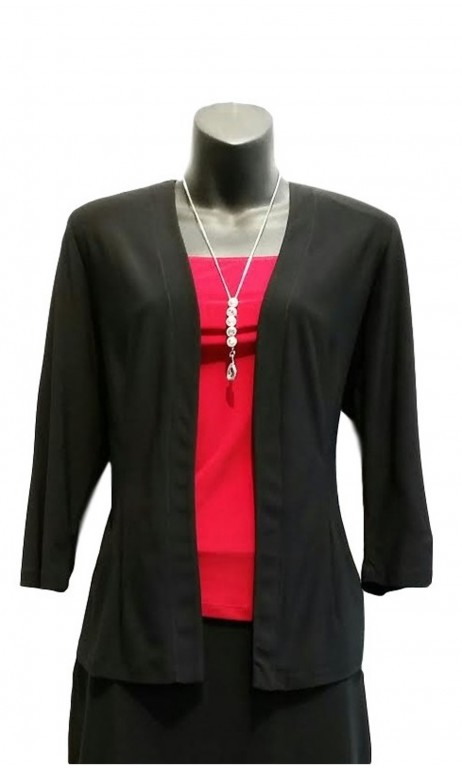 Black classic polyester calssic jacket