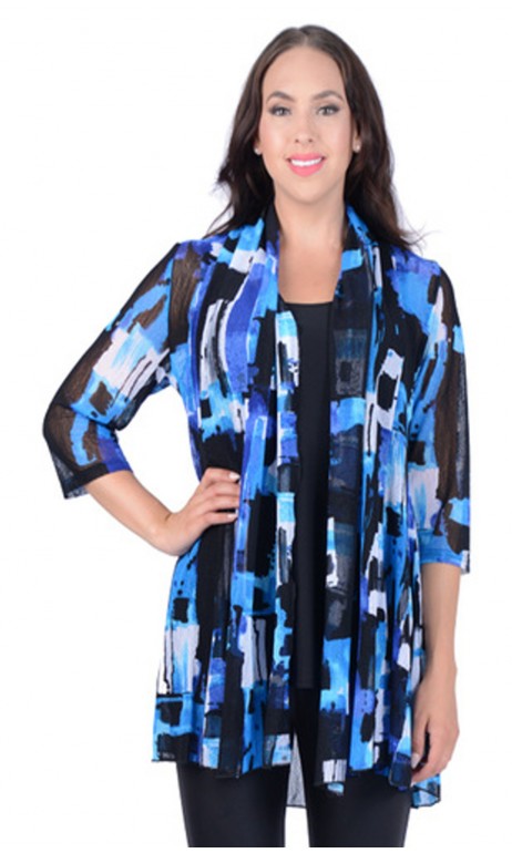 Veste la femme Turquoise