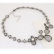 Flower necklace with beads