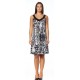 Robe soleil pour voyage Noir Blanche Gitane