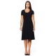 Robe a panneaux Noir uni Modes Gitane