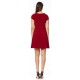 Robe Paris unie Rouge