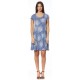 Robe Paris illusion jeans petits carreaux Modes Gitane