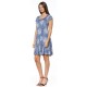 Robe Paris illusion jeans petits carreaux Modes Gitane