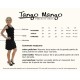 Robe Noir soleil a pois Blanc Tango Mango