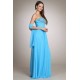 Robe de bal bleu royal avec pierres au buste