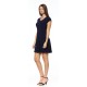 Robe paris Uni marine Mode Gitane