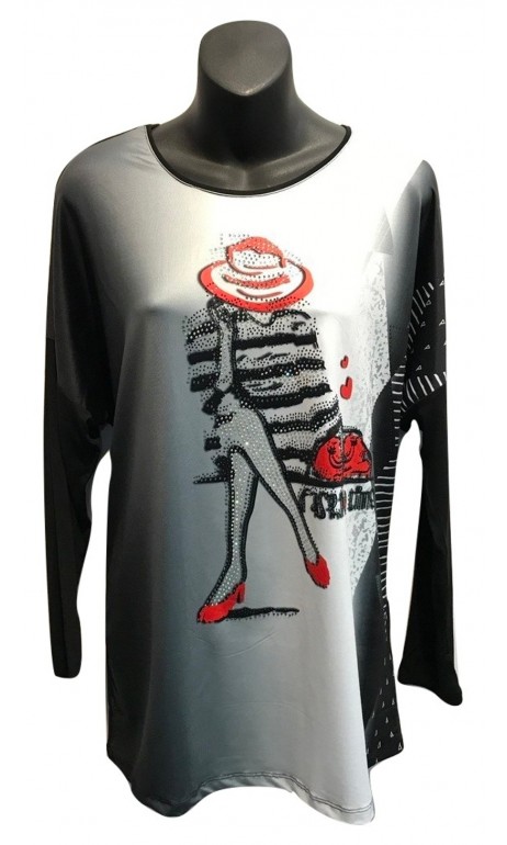 Haut Fashion time de la collection Grande Madame