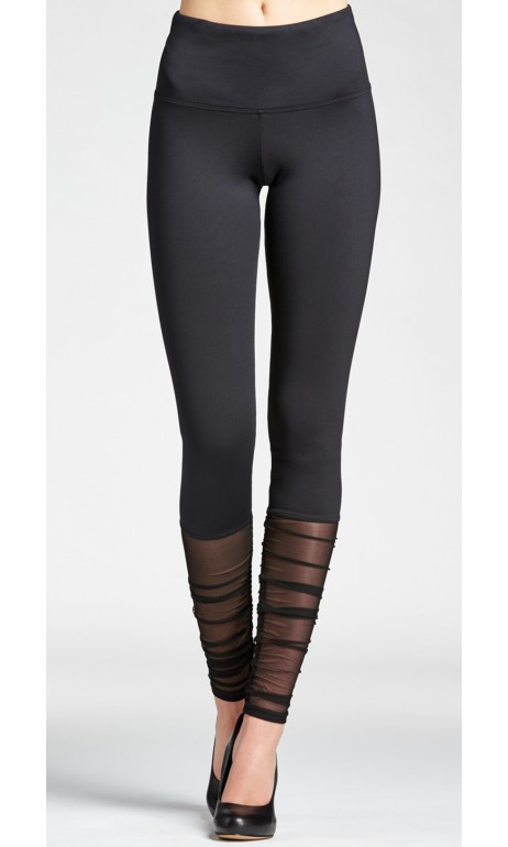 ruched bottom leggings