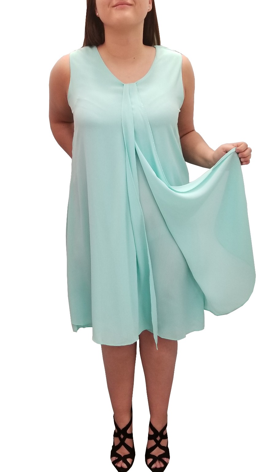 plain chiffon dress designs