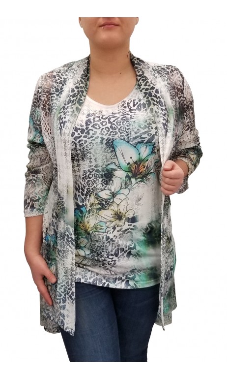 Ensemble camisole et cardigan le lys de l'été