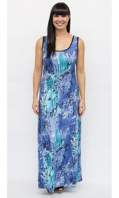 Pratique robe Tango Mango couleur bleu turquoise