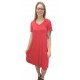 Robe rouge fantaisie dans le dos GG Collection