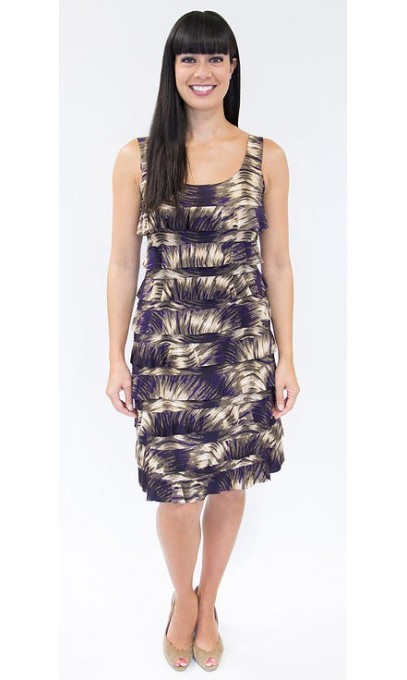 mango dress brown
