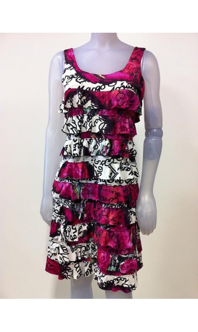 robe rose et noir