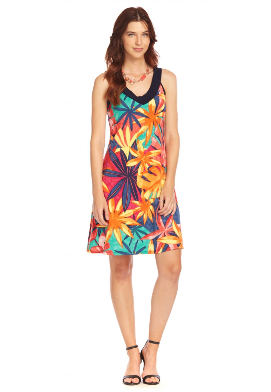 Tropical sun dress Modes Gitane - Boutique Isla Mona