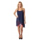 Robe voilage Bleu Marin