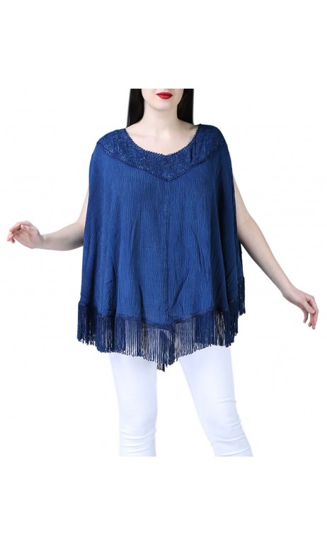 Poncho style jeans Sophia