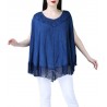 Poncho style jeans Sophia