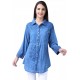 Chemise style jeans bleu Joana