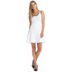 Robe frilles modèle Laila Blanche Modes Gitane