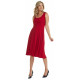 Robe a panneaux uni rouge mode Gitane