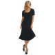 Robe a panneaux Noir uni Modes Gitane