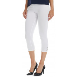 Legging capri couleur Blanc