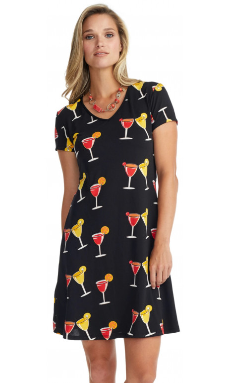 Cocktail print dress