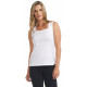 Camisole col carré Blanche Modes Gitane