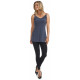 Camisole à col en V Grise