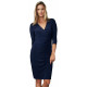 Robe Cache Cœur Bleu Navy