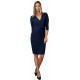 Robe Cache Cœur Bleu Navy