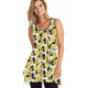 Summer flower tunic Yellow