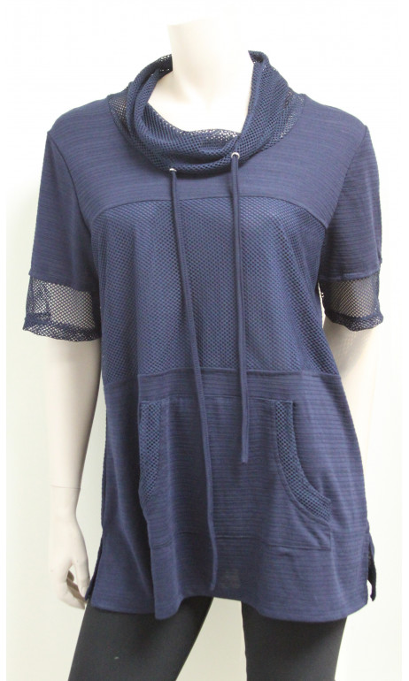 Navy sport top