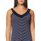 Blue Navy lined sun dress