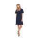 Robe Navy Magnolia Modes Gitane